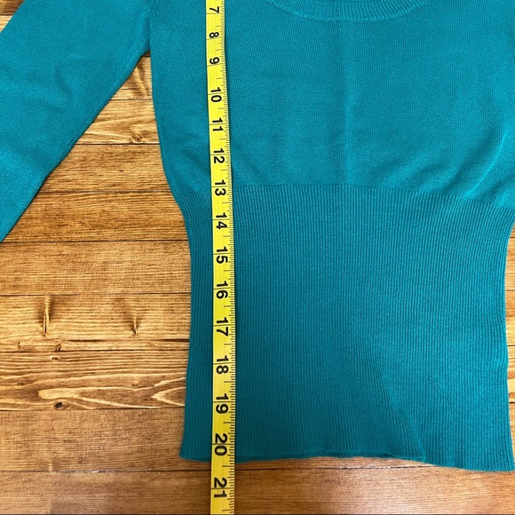 G By Guess Teal Fitted Sweater *EUC* - Picture 12 of 12